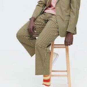 Uniqlo x MARNI Men's Wide Fit Check Pattern Pants size Small